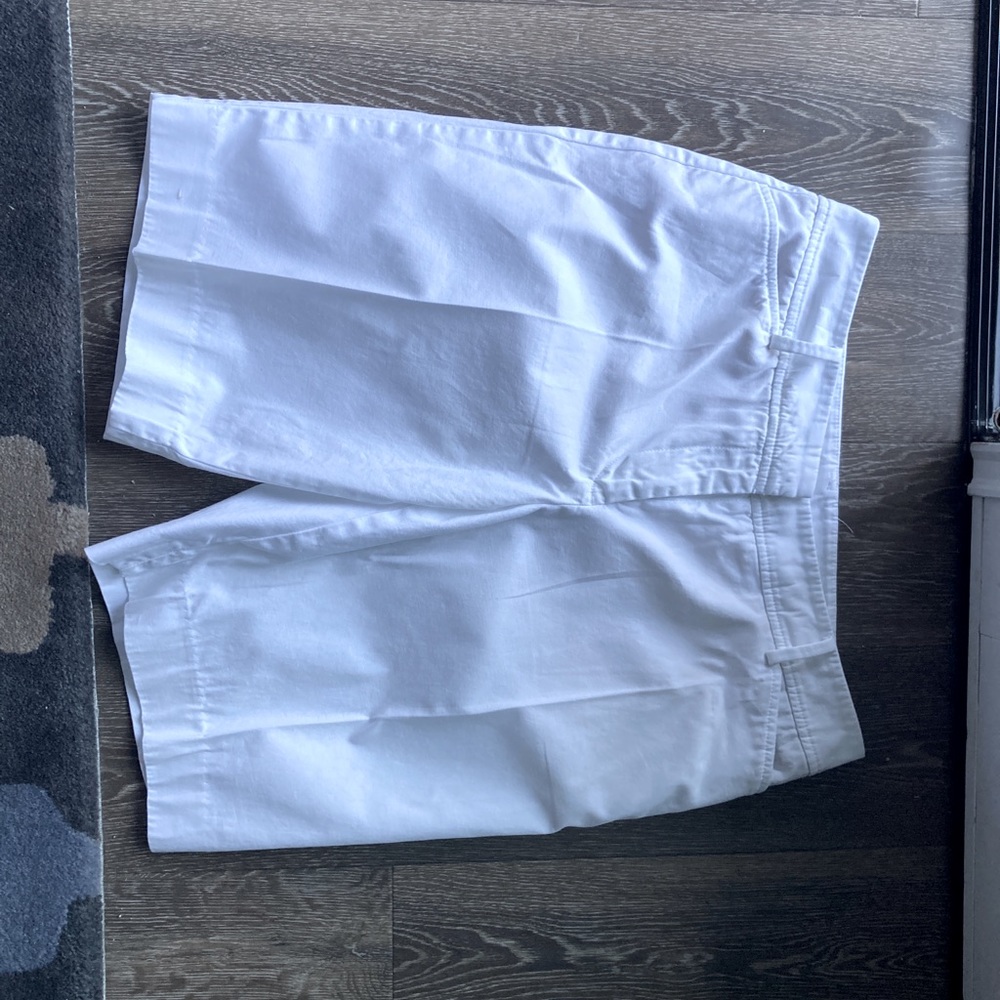 Talbots Perfect 10” White Shorts 6